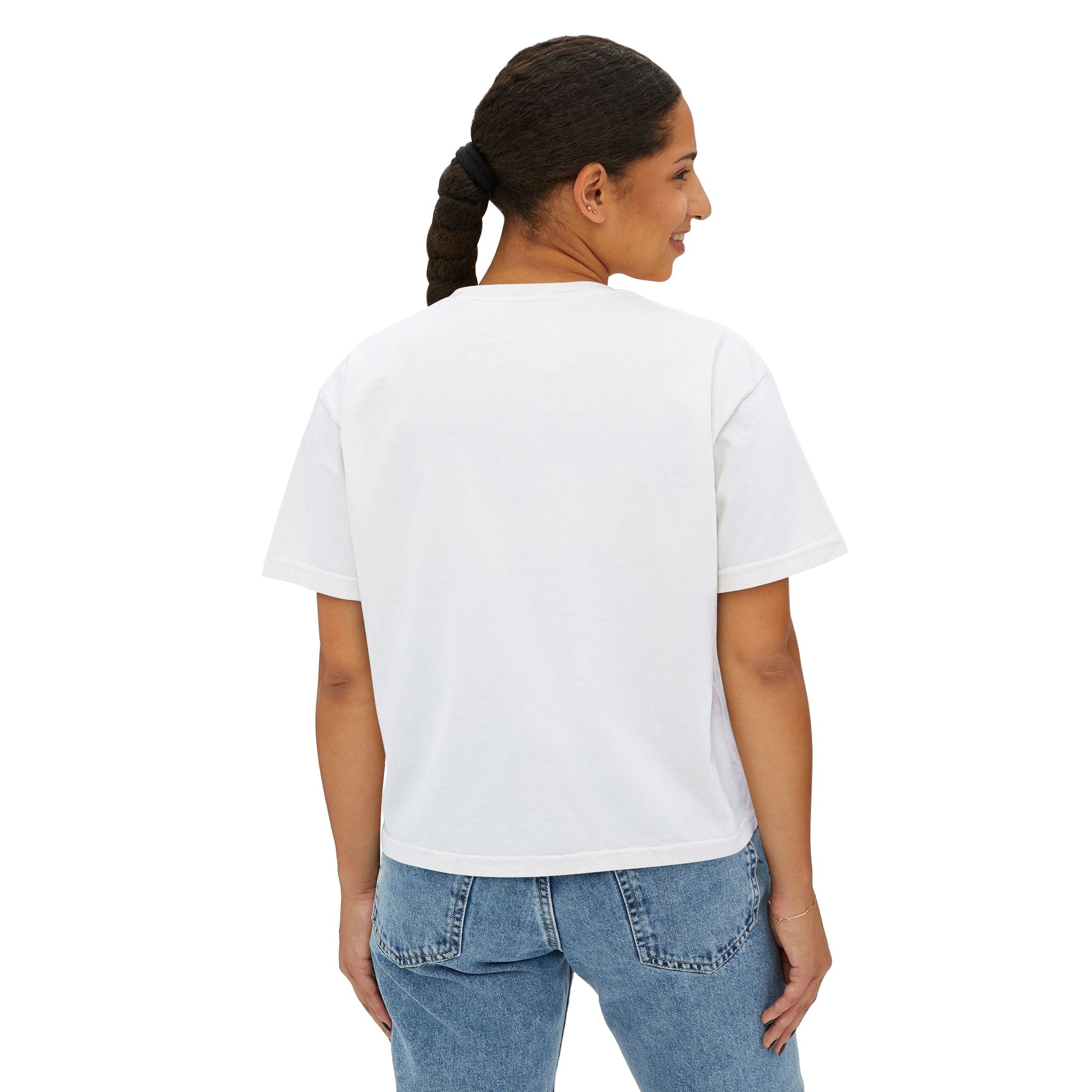 Beauty in the Burnout Women's Boxy Tee | Floral Graphic Shirt | BBSC Est. 2026