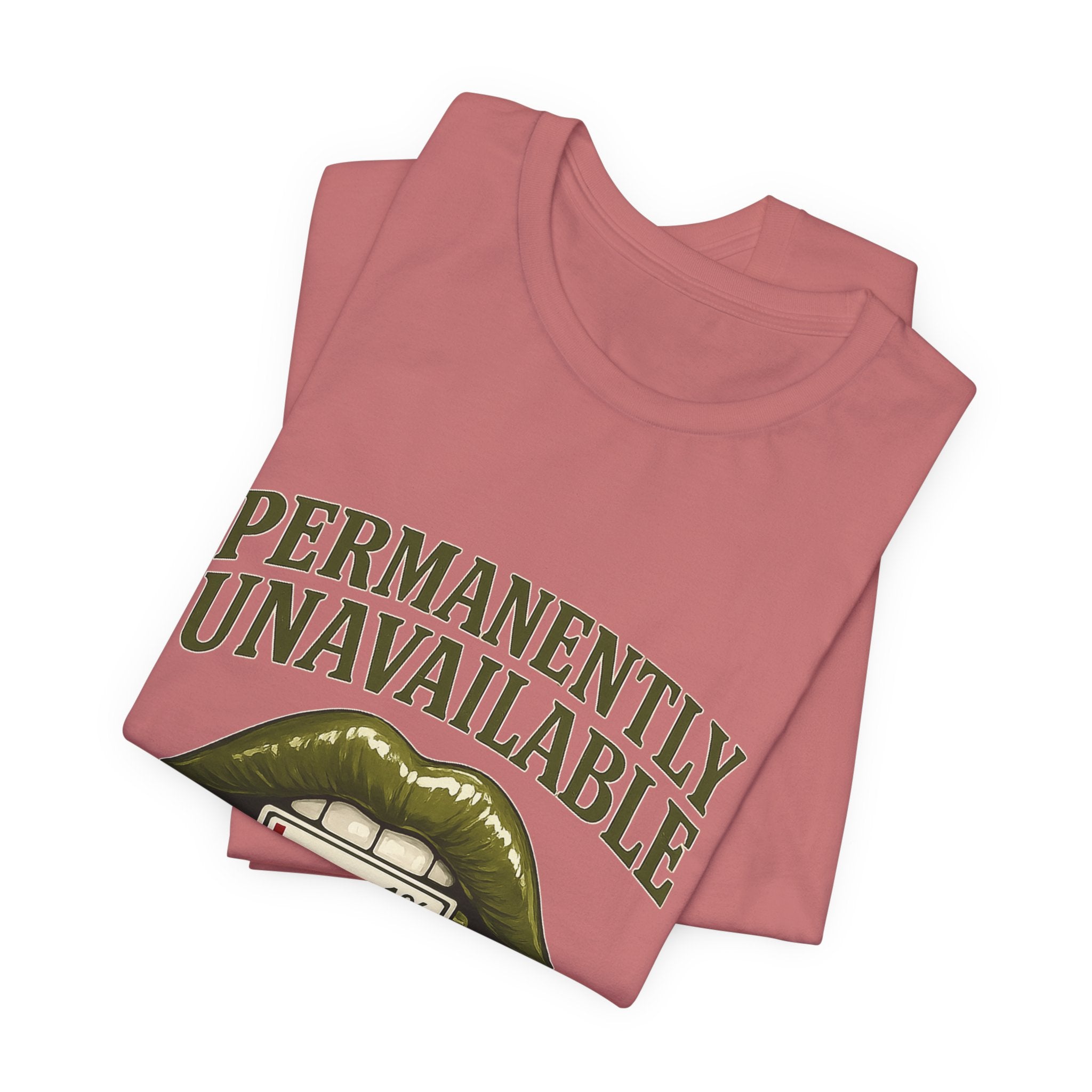 Permanently Unavailable Tee – “Please Contact Literally Anyone Else” Graphic T-Shirt