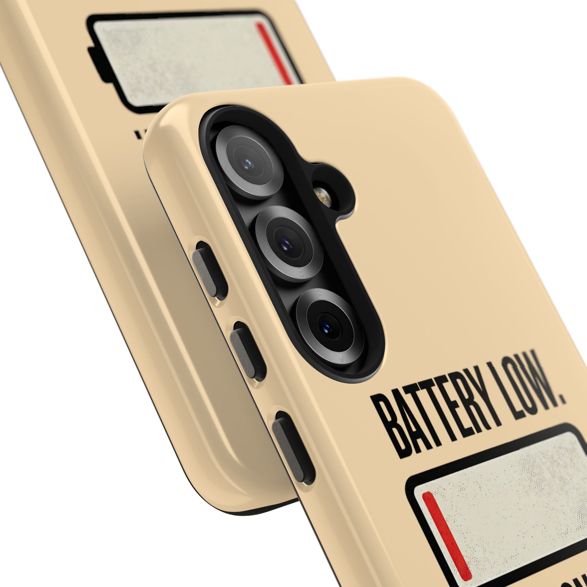 Copy of Tough Phone Case — "Battery Low. Expectations Lower." Graphic Protective Cover