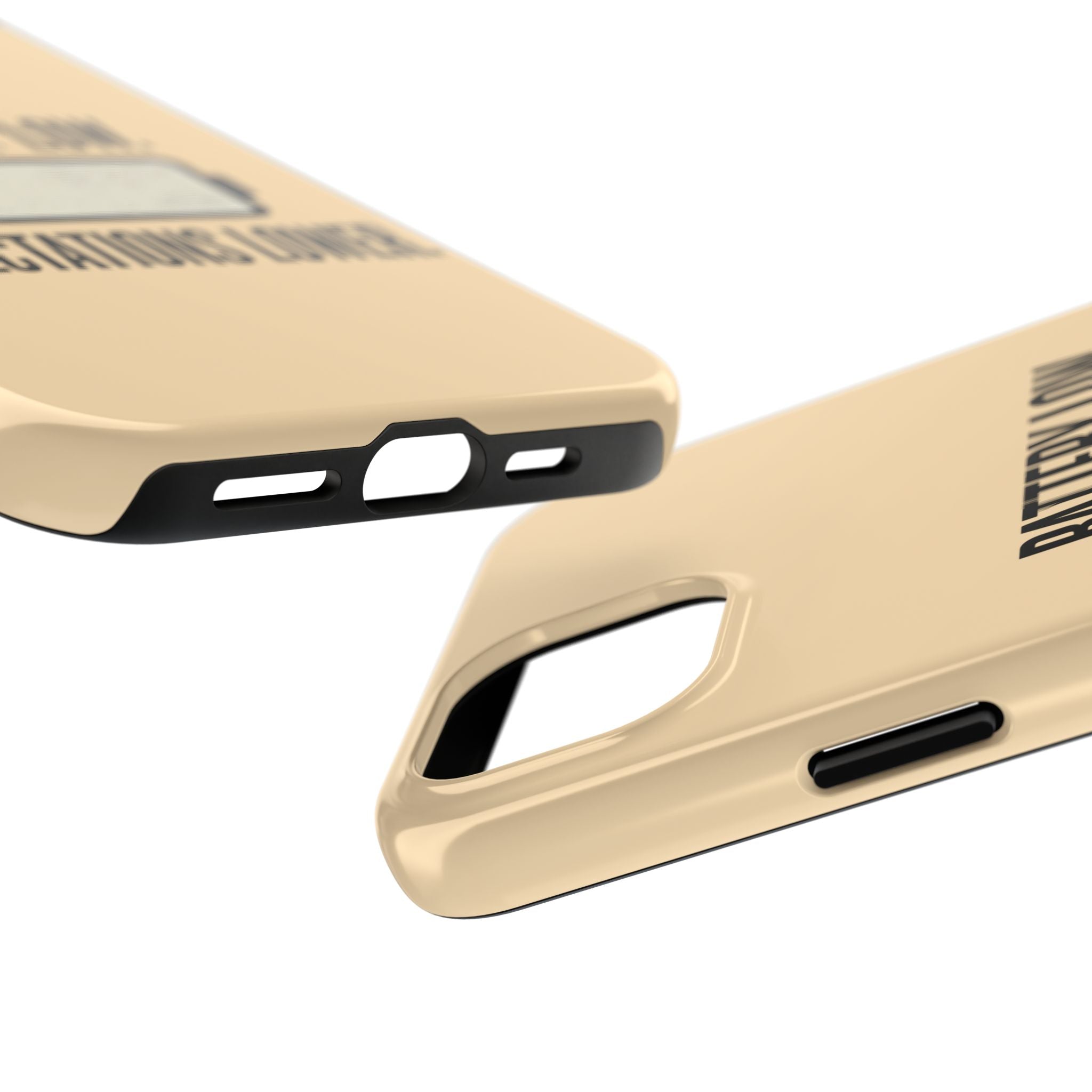 Copy of Tough Phone Case — "Battery Low. Expectations Lower." Graphic Protective Cover