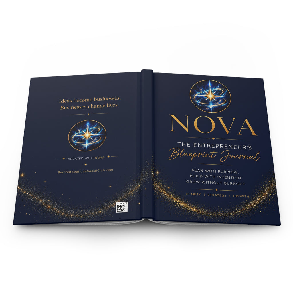 NOVA: The Entrepreneur’s Blueprint Hardcover Journal— Plan with Purpose, Build with Intention
