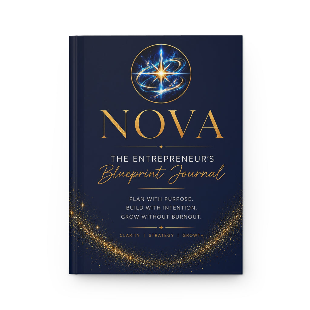 NOVA: The Entrepreneur’s Blueprint Hardcover Journal— Plan with Purpose, Build with Intention