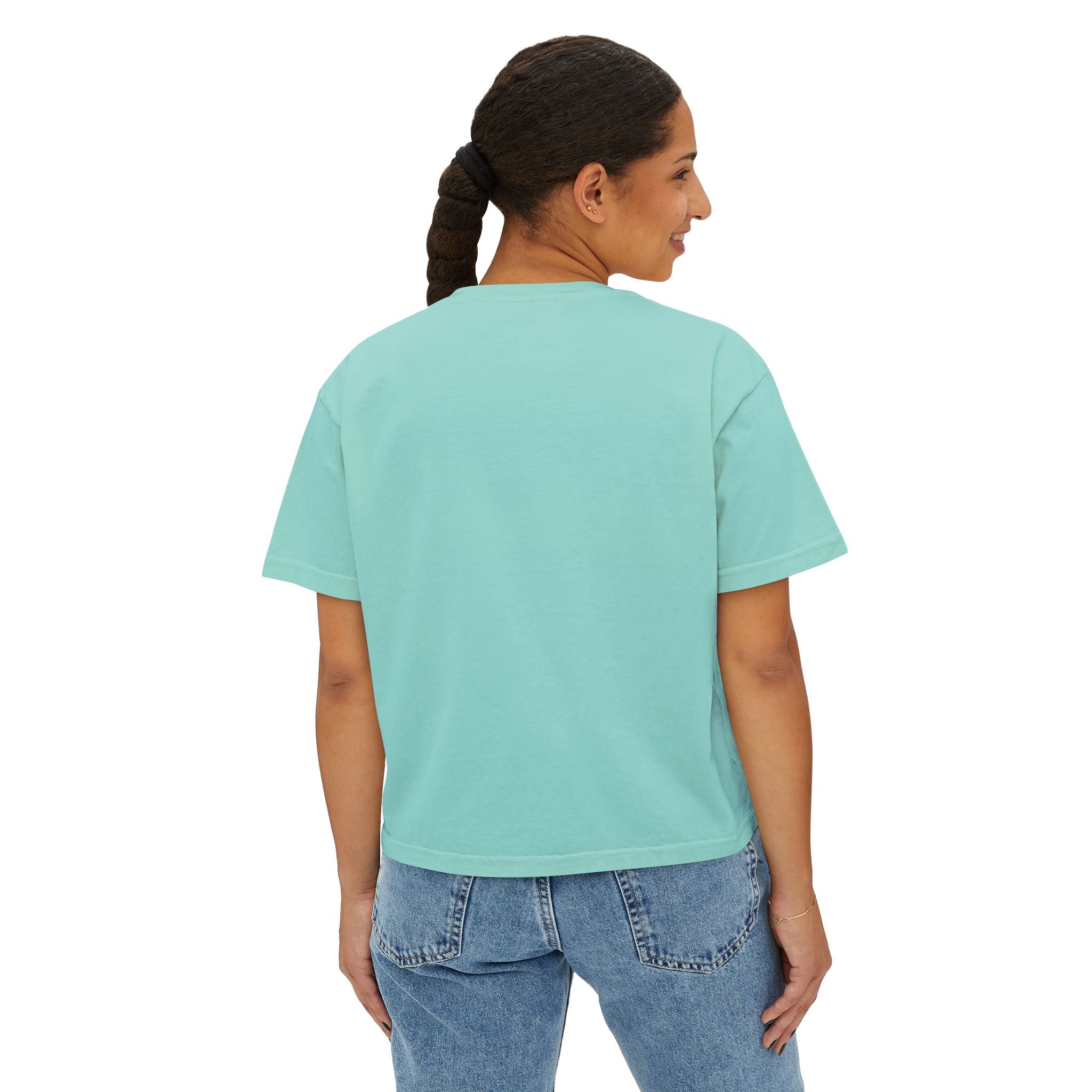 Beauty in the Burnout Women's Boxy Tee | Floral Graphic Shirt | BBSC Est. 2026