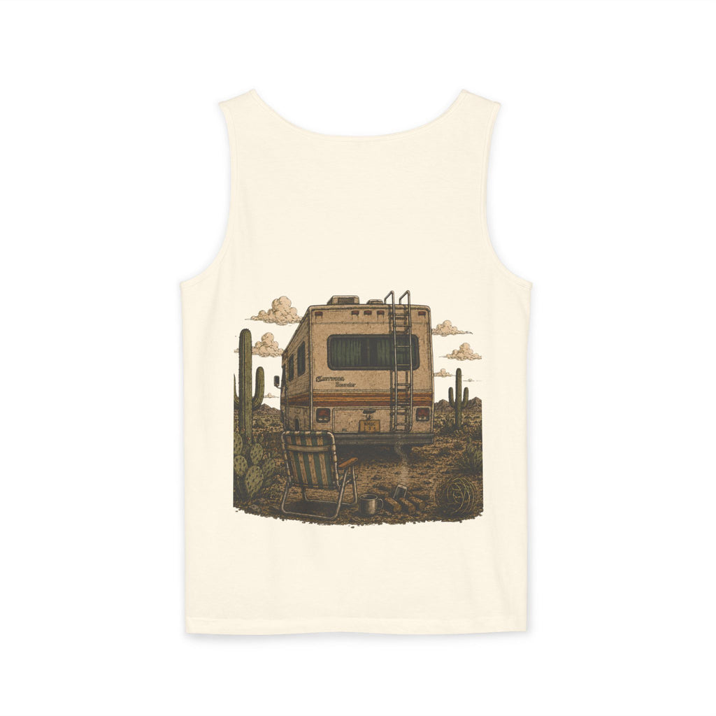 Recovery Tank Top — "Off to Visit the Wizard" Burnout Society Graphic
