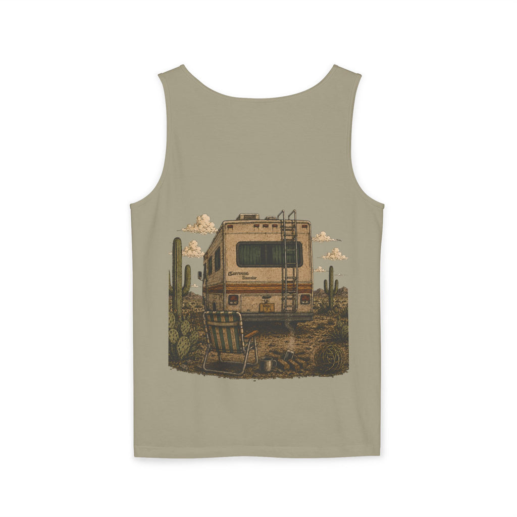 Recovery Tank Top — "Off to Visit the Wizard" Burnout Society Graphic