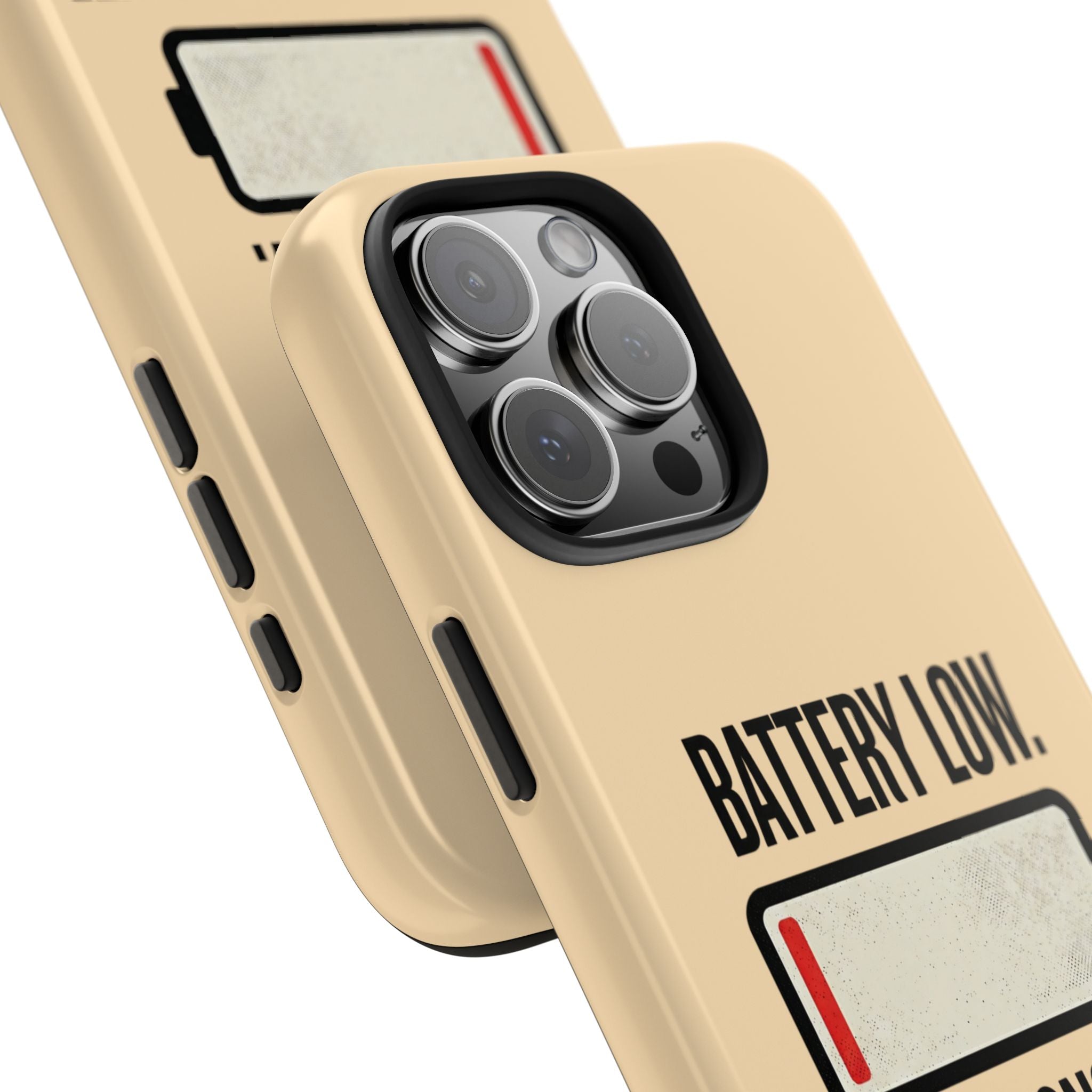 Copy of Tough Phone Case — "Battery Low. Expectations Lower." Graphic Protective Cover