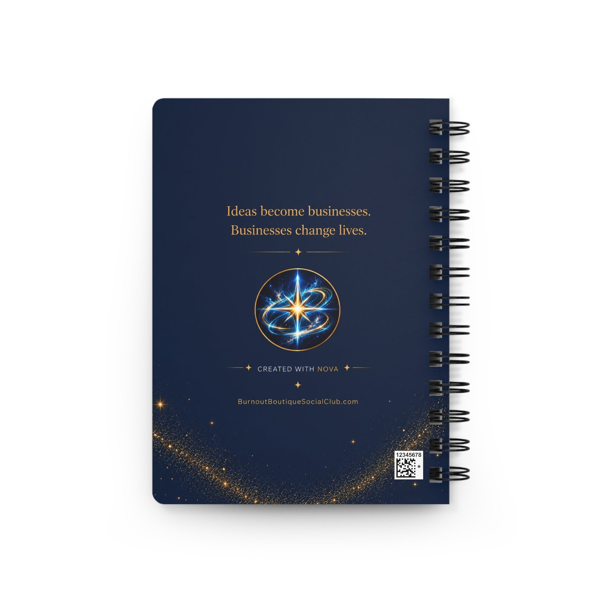 The Entrepreneur’s Blueprint Journal – 5x7 Lined Spiral Notebook for Business Ideas, Goals & Planning