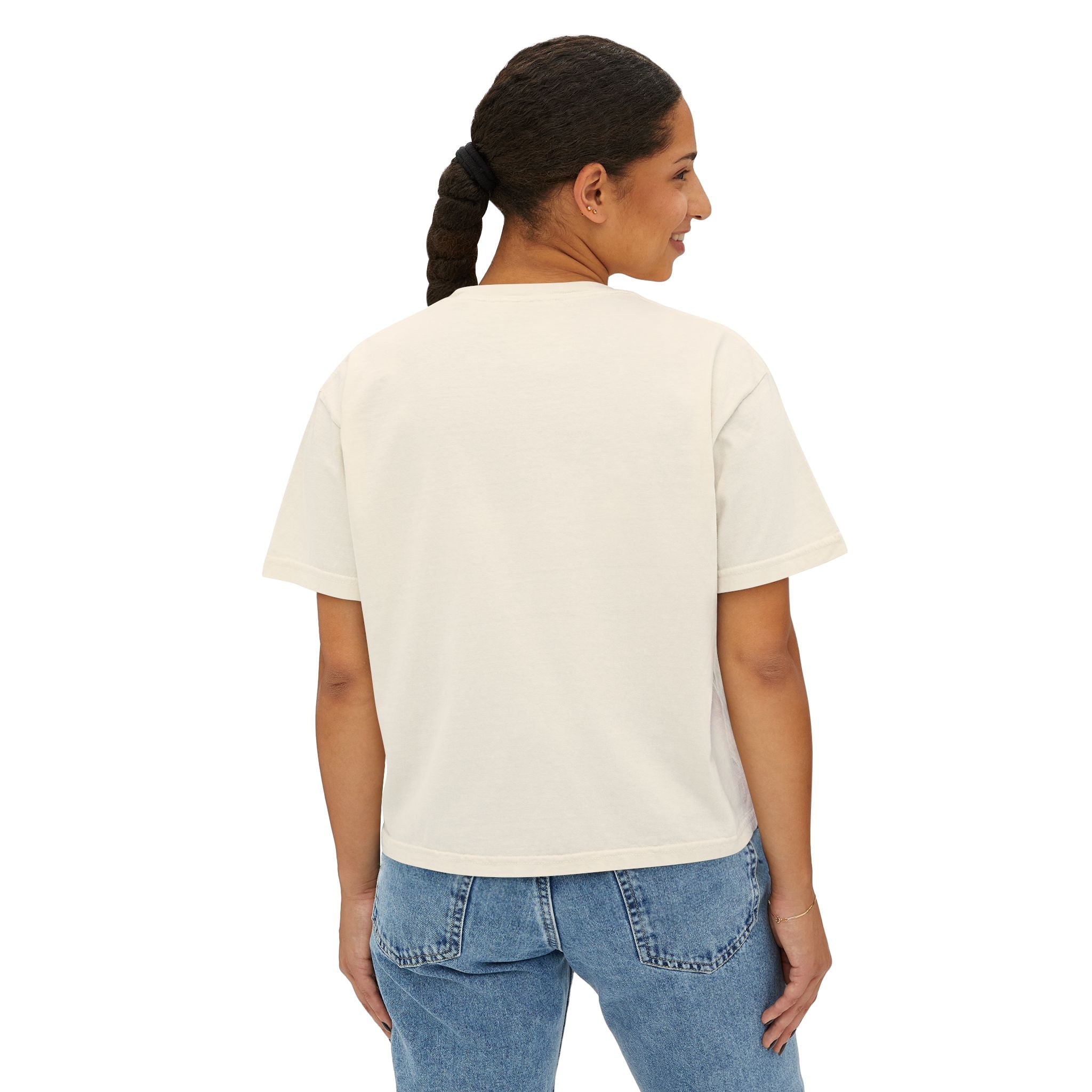 Beauty in the Burnout Women's Boxy Tee | Floral Graphic Shirt | BBSC Est. 2026
