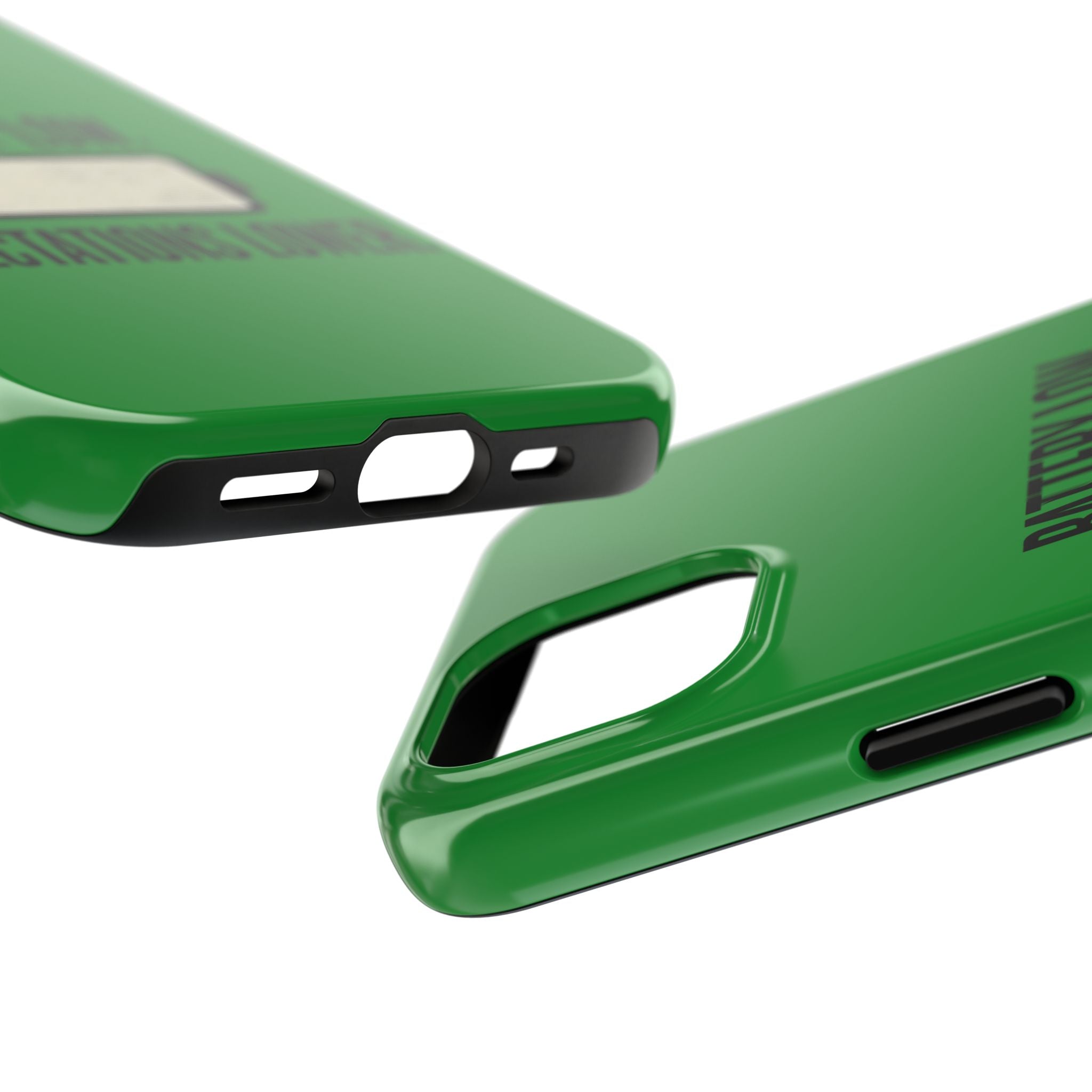 Tough Phone Case — "Battery Low. Expectations Lower." Graphic Protective Cover