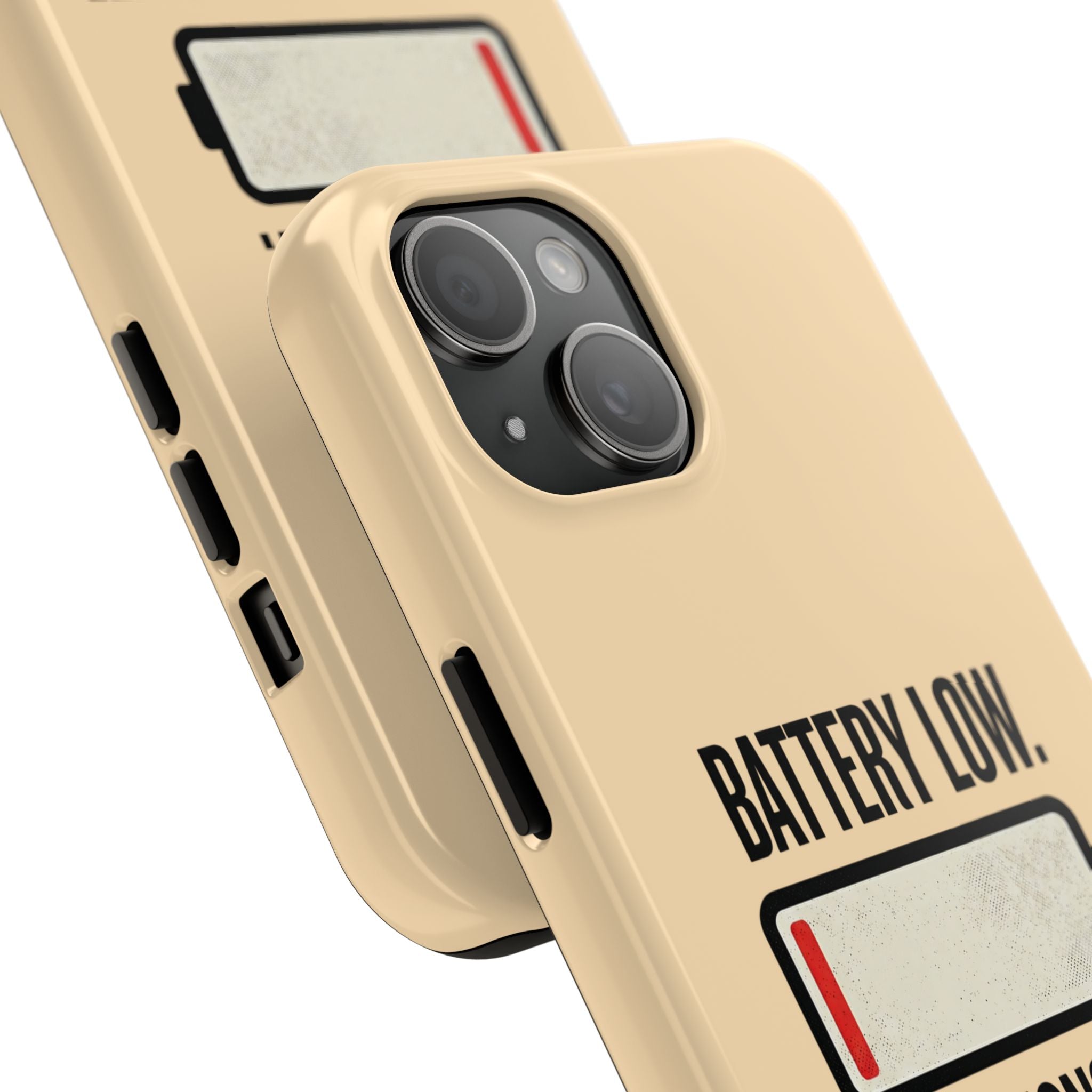 Copy of Tough Phone Case — "Battery Low. Expectations Lower." Graphic Protective Cover