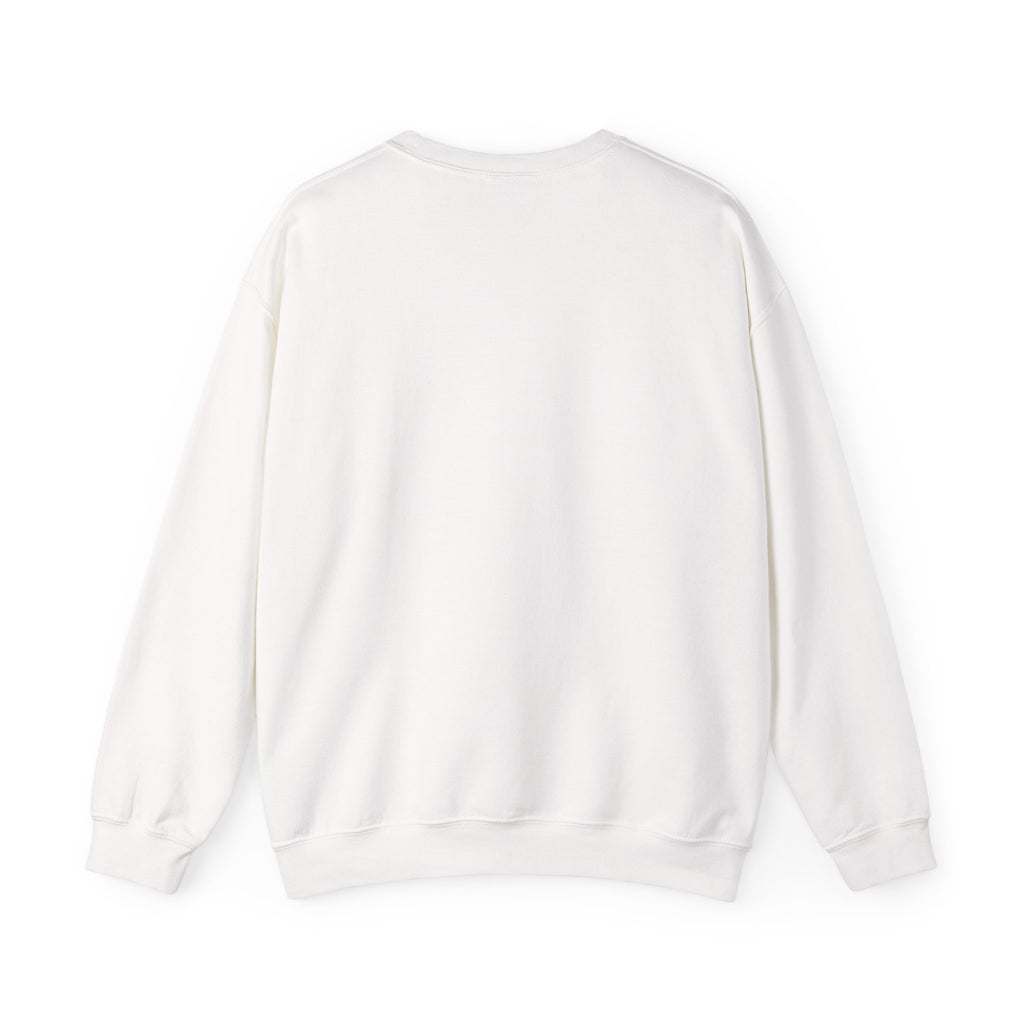 Glam Skull Crewneck Sweatshirt — "Too Glam To Give a Damn" Graphic