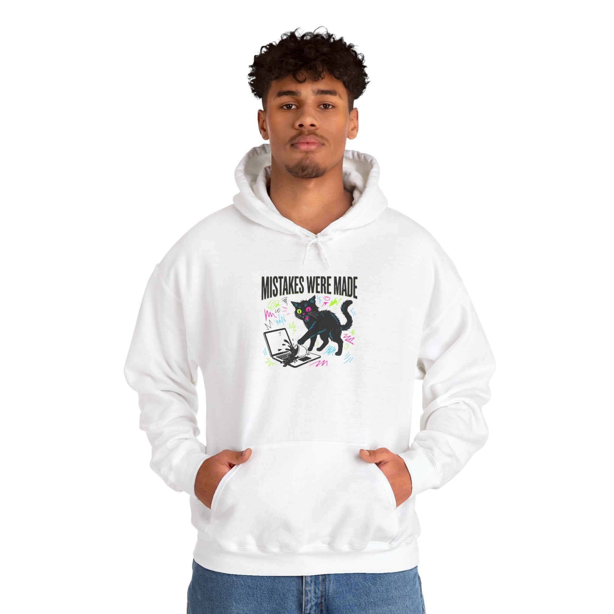 Mistakes Were Made Hoodie | feral chaotic humor, millennial burnout