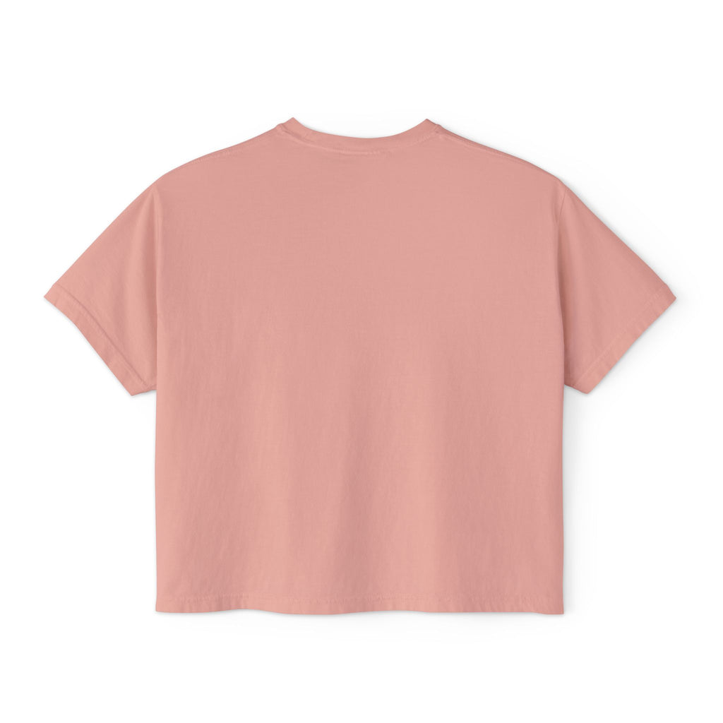 Beauty in the Burnout Women's Boxy Tee | Floral Graphic Shirt | BBSC Est. 2026