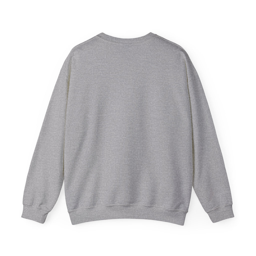 Glam Skull Crewneck Sweatshirt — "Too Glam To Give a Damn" Graphic