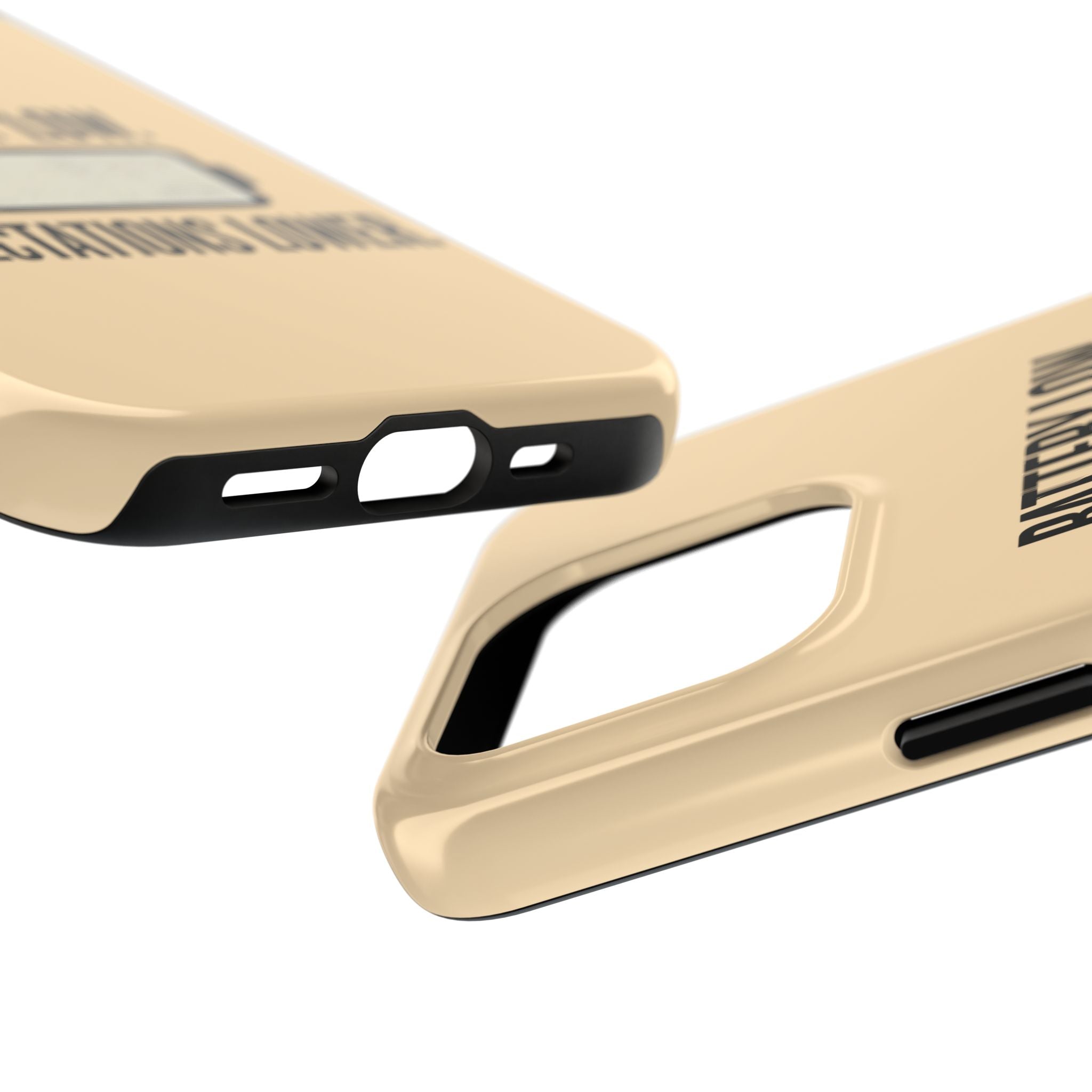 Copy of Tough Phone Case — "Battery Low. Expectations Lower." Graphic Protective Cover