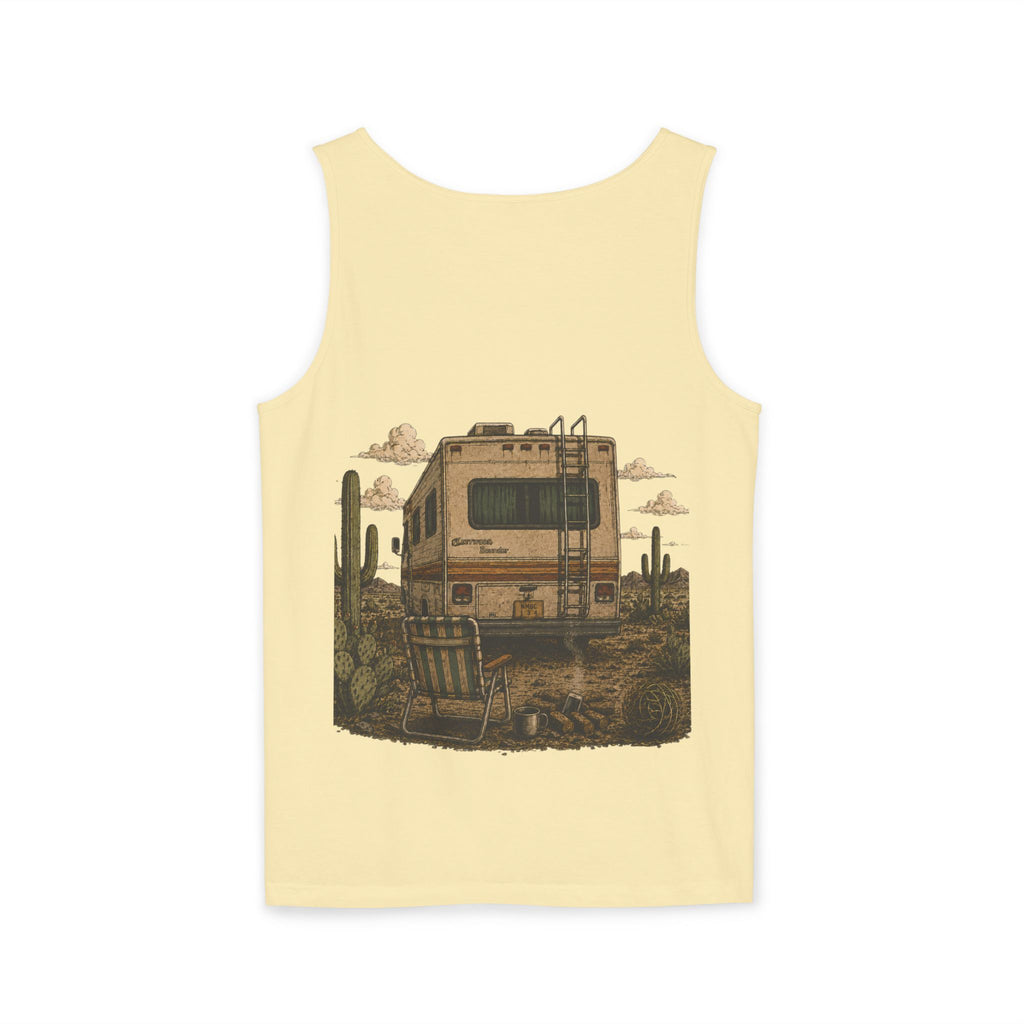 Recovery Tank Top — "Off to Visit the Wizard" Burnout Society Graphic