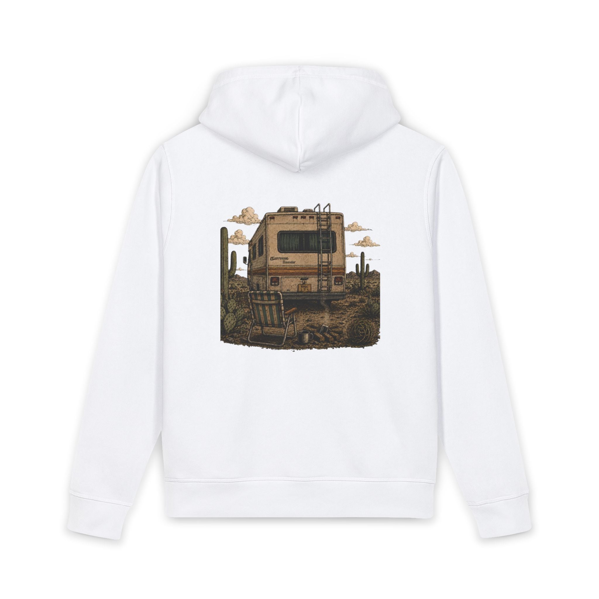 Burnout Society RV Camper Hoodie | Off to Live w/ a Wizard campfire design