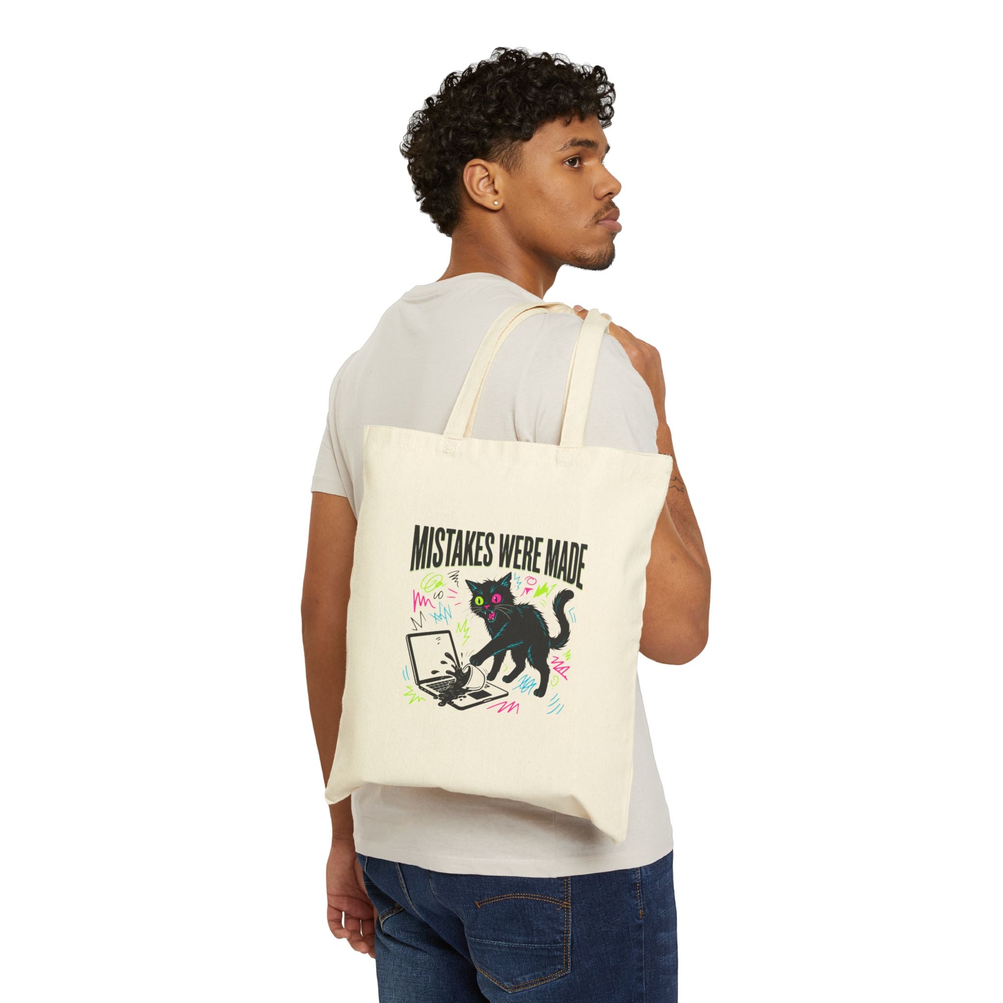 Mistakes Were Made tote | Feral, chaotic humor, millennial burnout