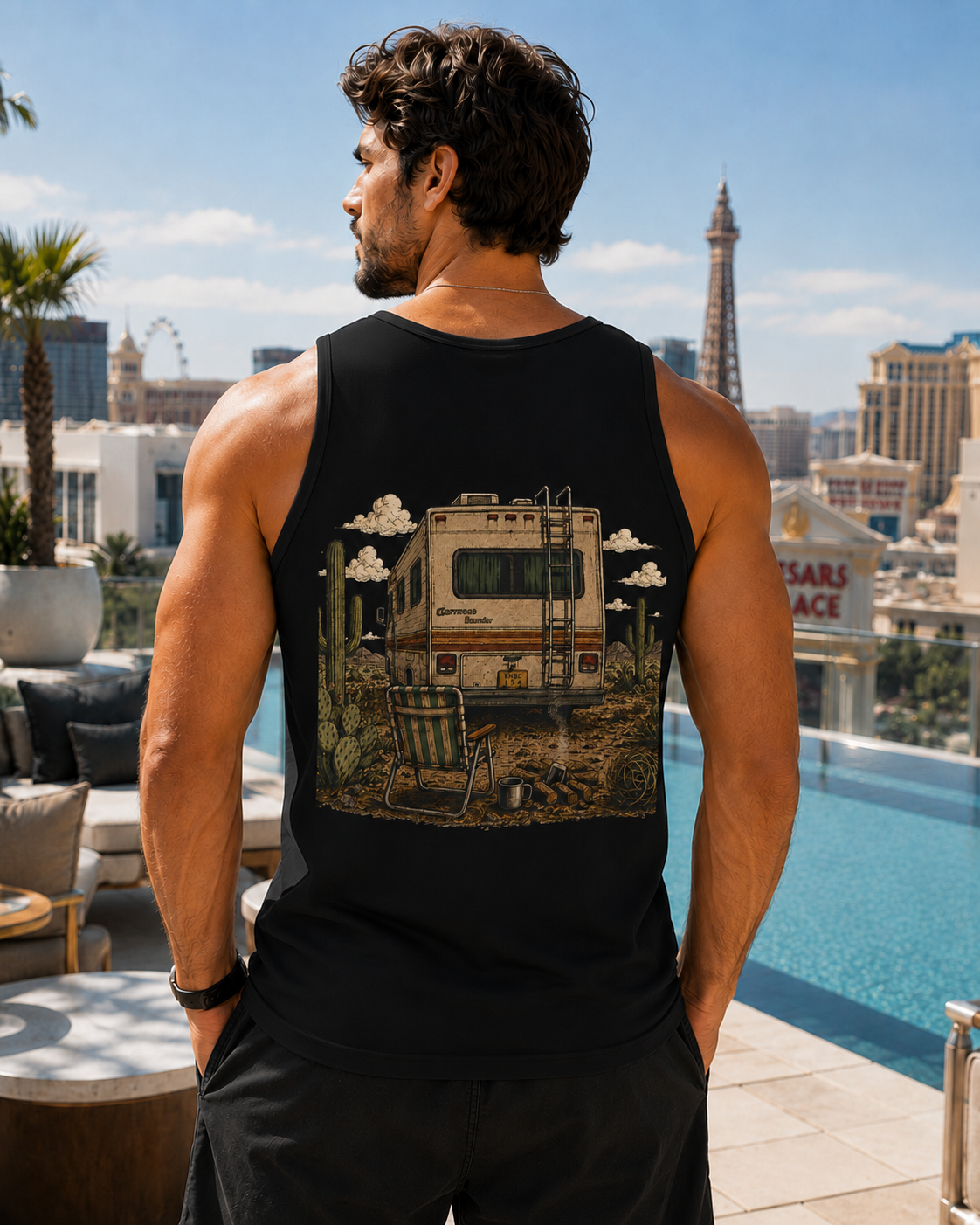 Recovery Tank Top — "Off to Visit the Wizard" Burnout Society Graphic