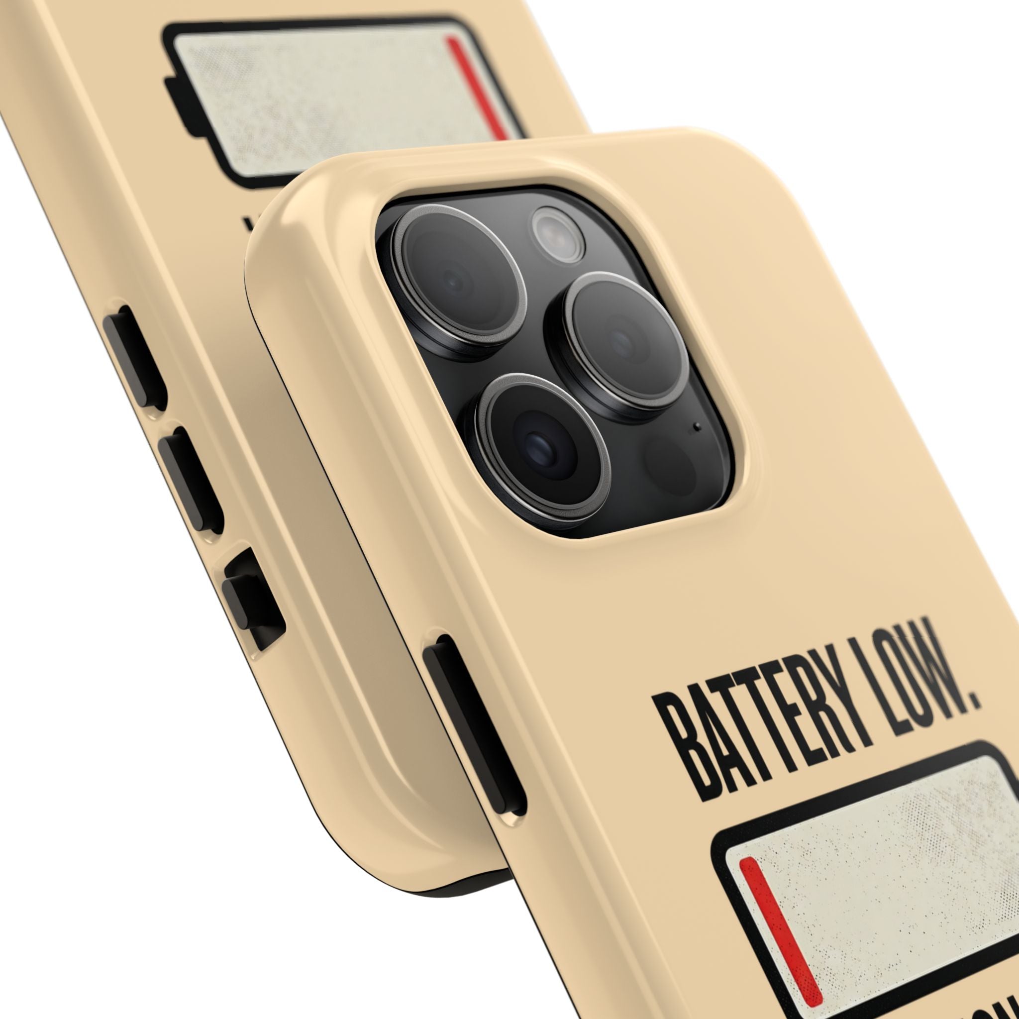 Copy of Tough Phone Case — "Battery Low. Expectations Lower." Graphic Protective Cover