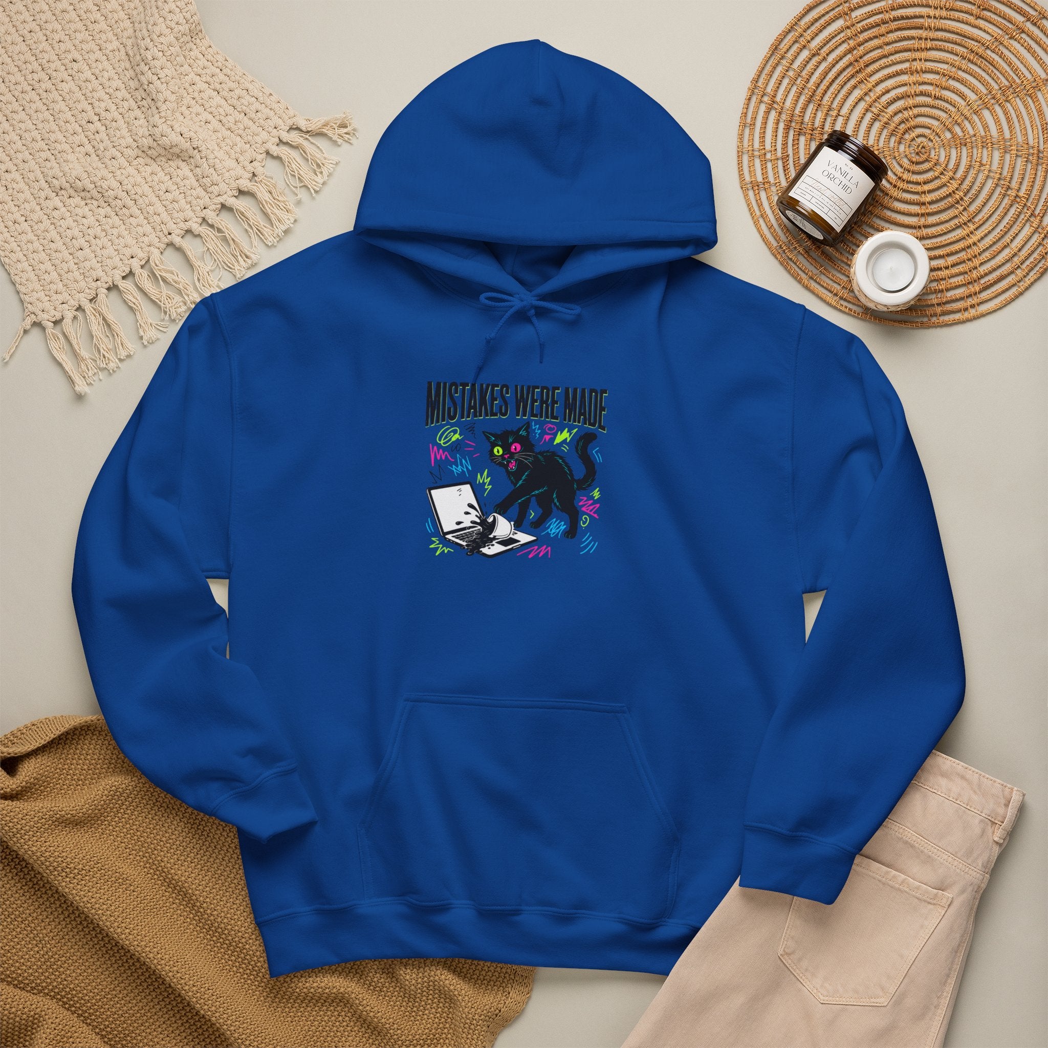 Mistakes Were Made Hoodie | feral chaotic humor, millennial burnout