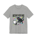 Mistakes Were Made tee | Feral chaotic humor, millennial burnout, unhinged cat