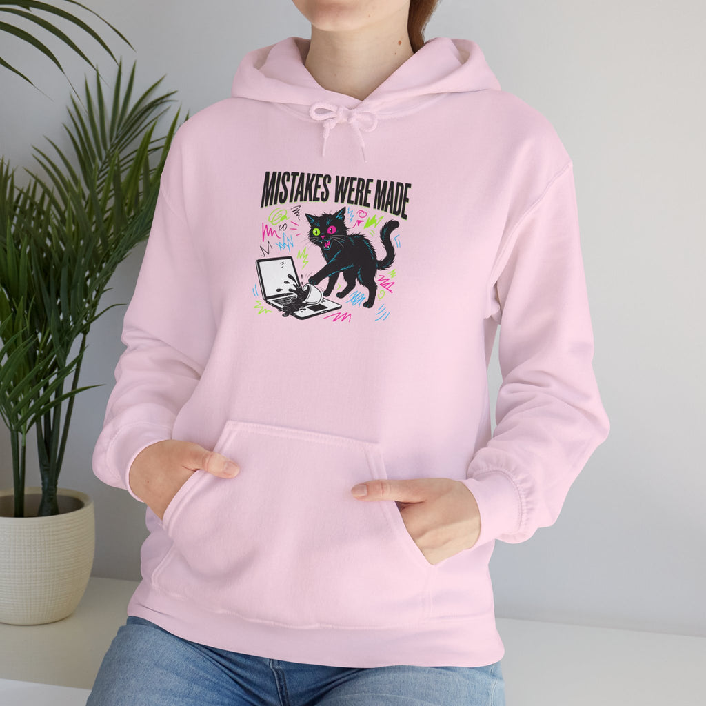 Mistakes Were Made Hoodie | feral chaotic humor, millennial burnout