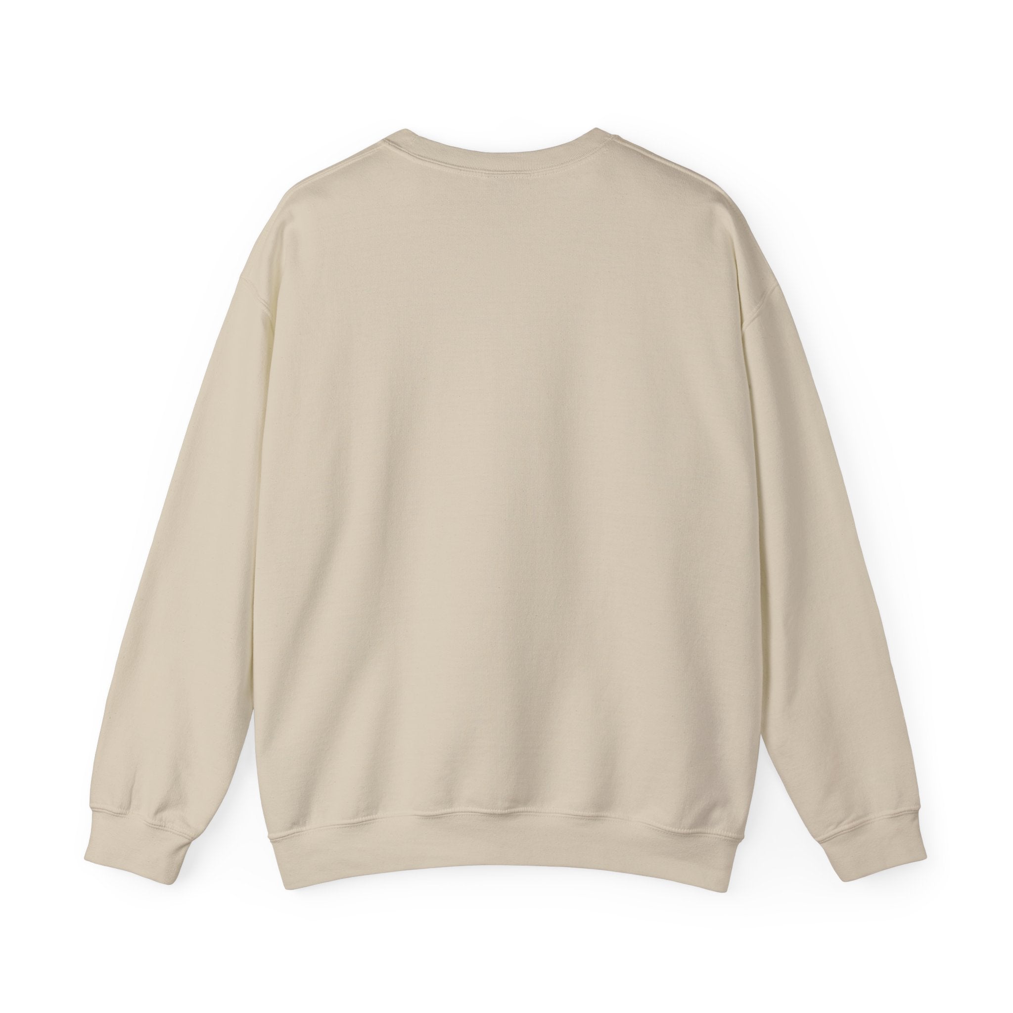 Glam Skull Crewneck Sweatshirt — "Too Glam To Give a Damn" Graphic