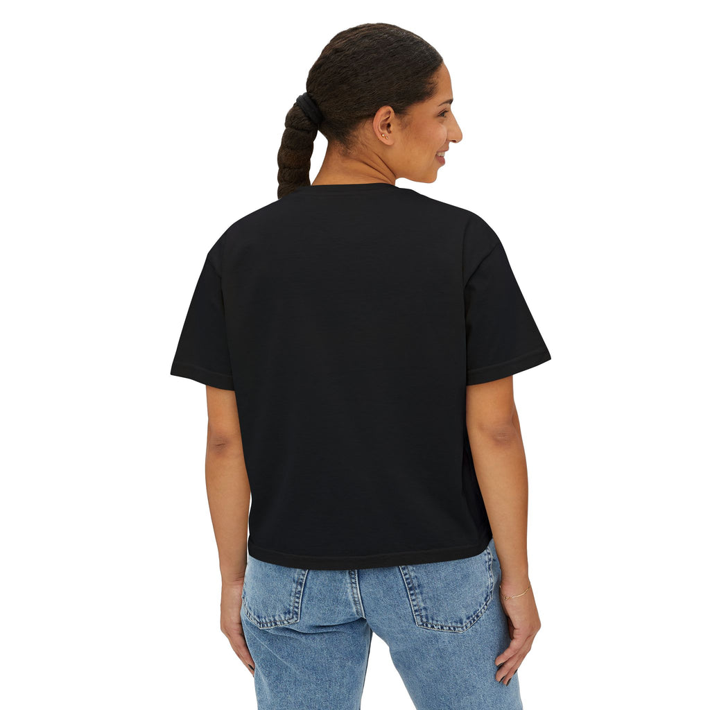 Beauty in the Burnout Women's Boxy Tee | Floral Graphic Shirt | BBSC Est. 2026