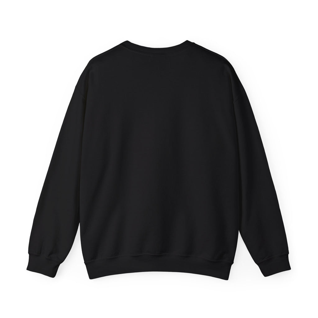 Glam Skull Crewneck Sweatshirt — "Too Glam To Give a Damn" Graphic