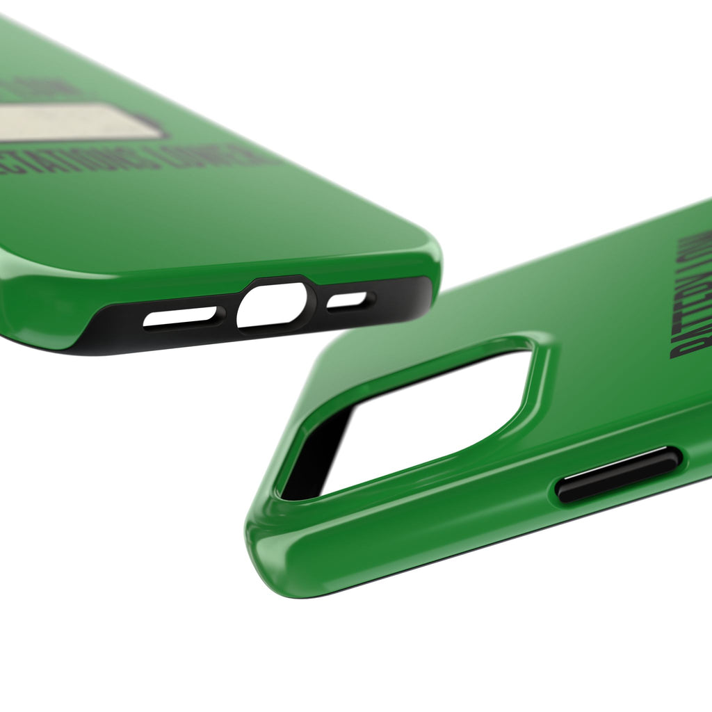 Tough Phone Case — "Battery Low. Expectations Lower." Graphic Protective Cover