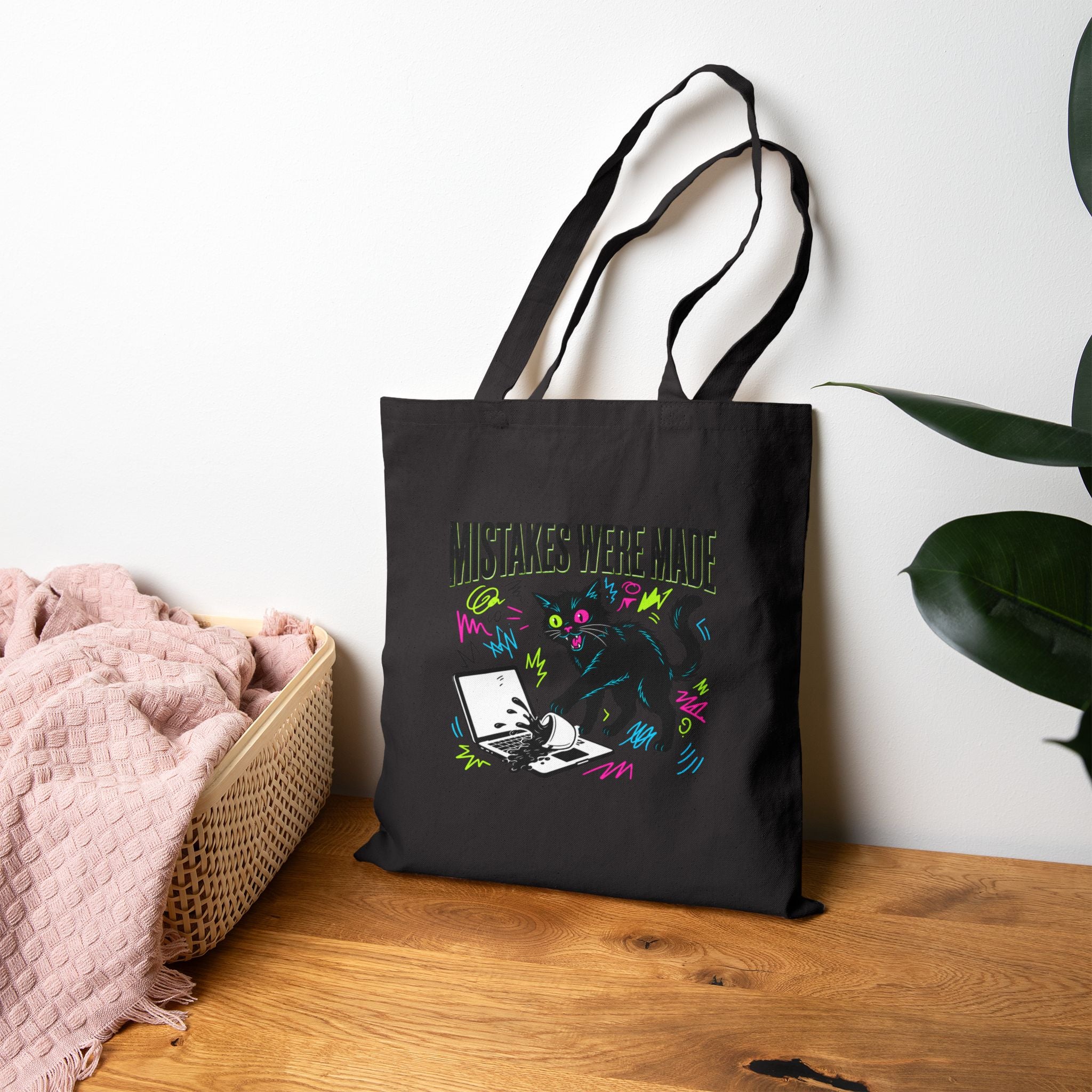 Mistakes Were Made tote | Feral, chaotic humor, millennial burnout