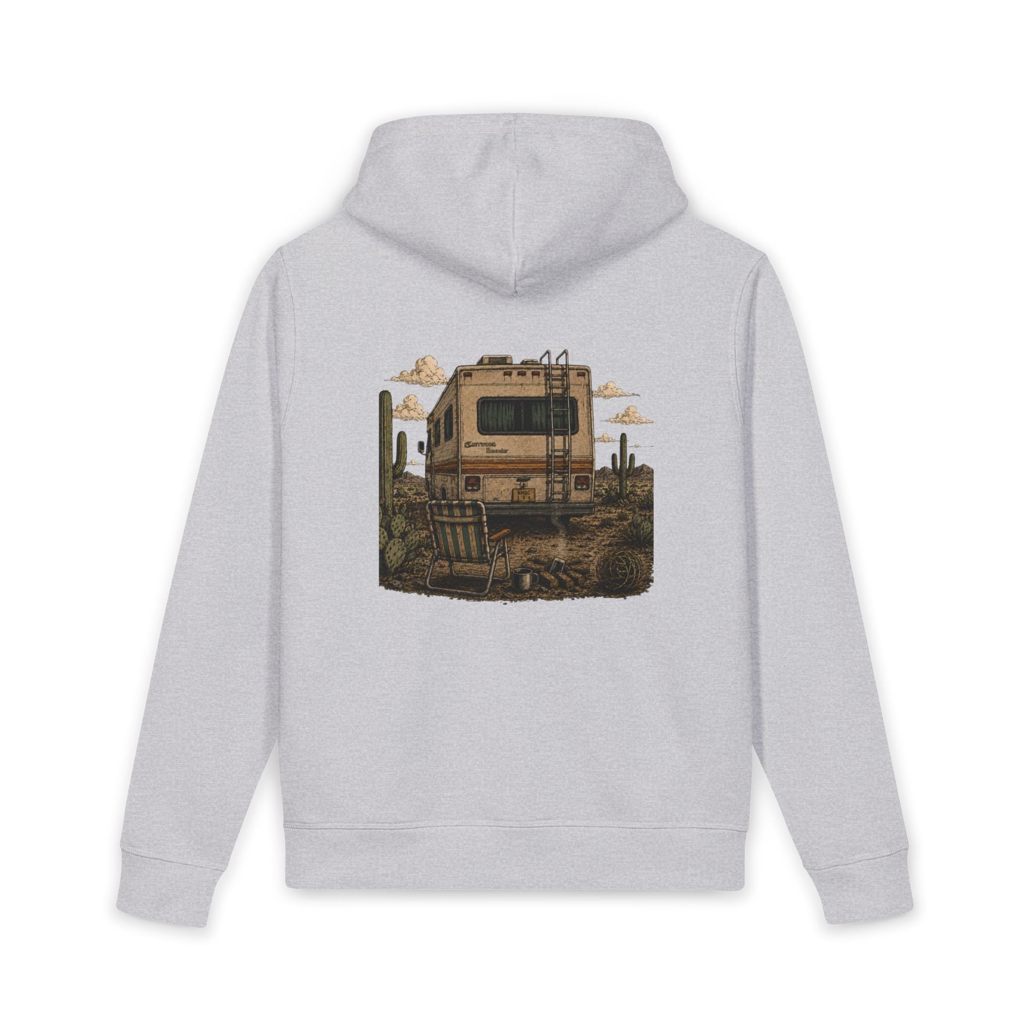 Burnout Society RV Camper Hoodie | Off to Live w/ a Wizard campfire design