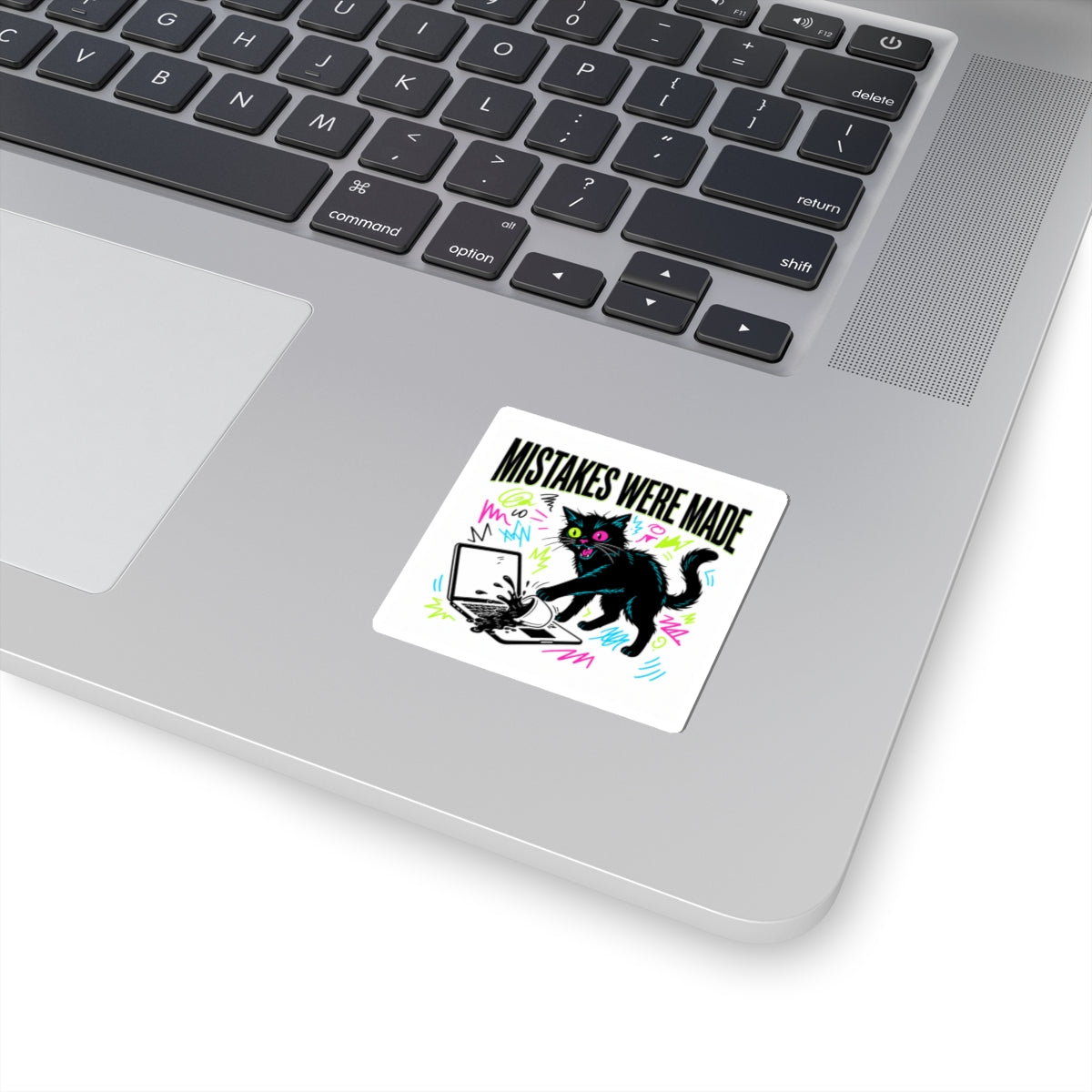 Mistakes Were Made sticker | feral chaotic humor, millennial burnout