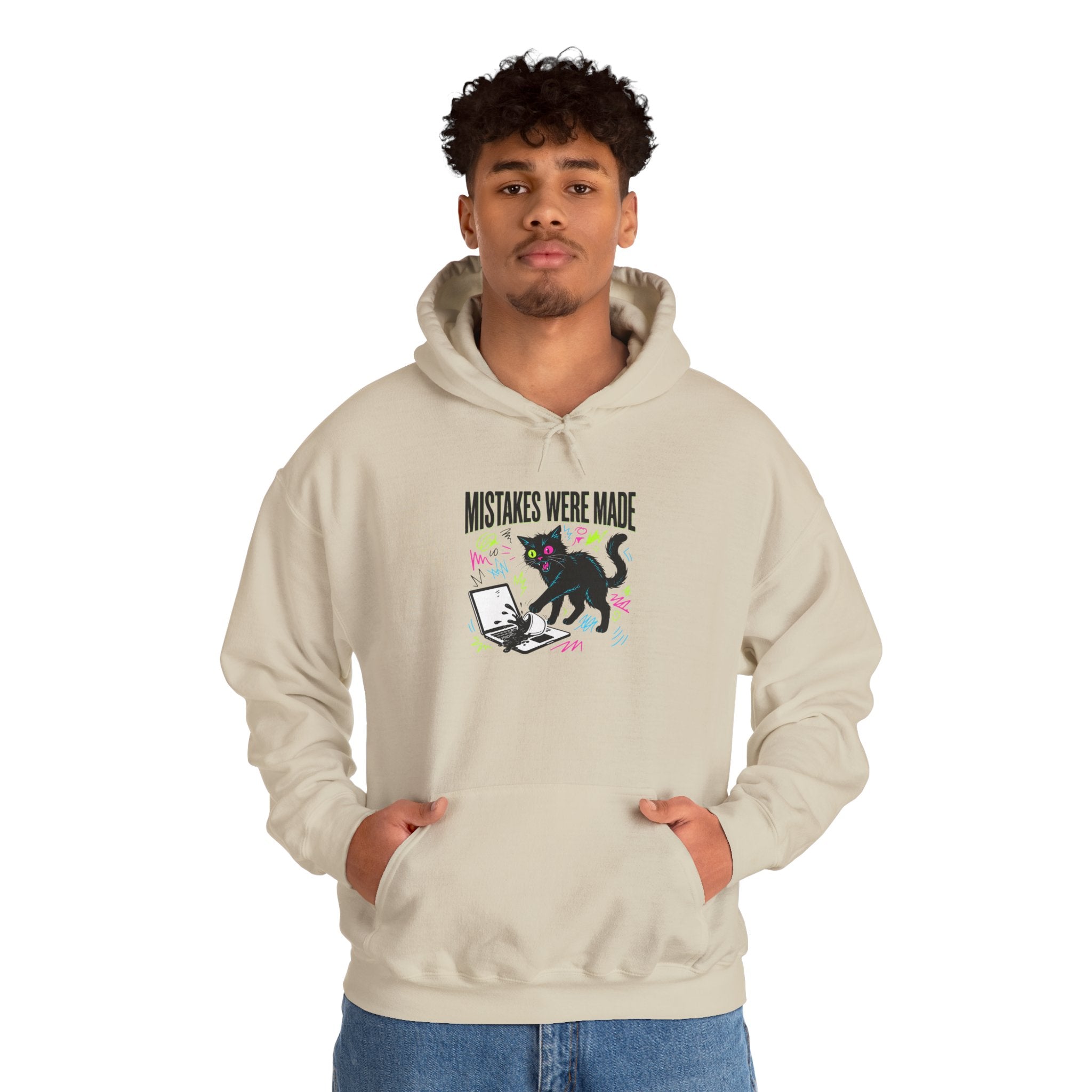 Mistakes Were Made Hoodie | feral chaotic humor, millennial burnout