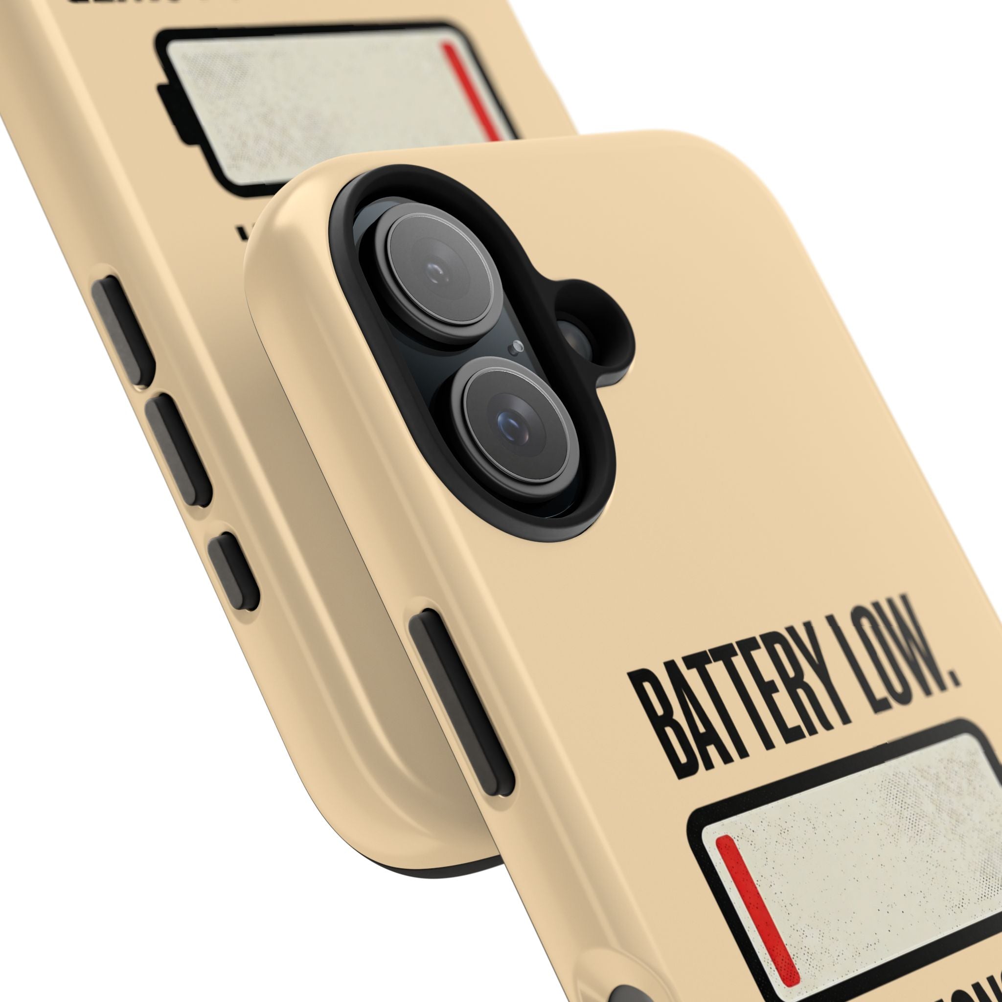 Copy of Tough Phone Case — "Battery Low. Expectations Lower." Graphic Protective Cover