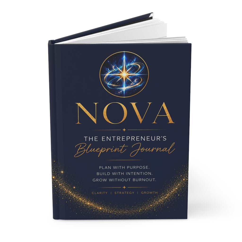 NOVA: The Entrepreneur’s Blueprint Hardcover Journal— Plan with Purpose, Build with Intention