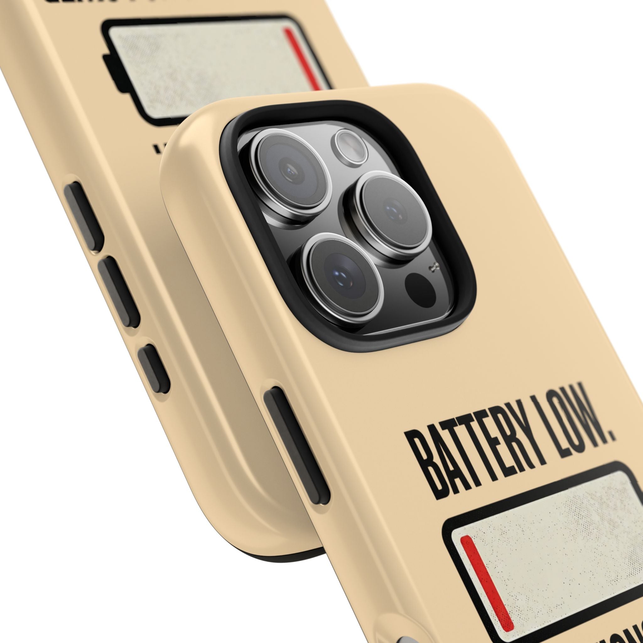 Copy of Tough Phone Case — "Battery Low. Expectations Lower." Graphic Protective Cover