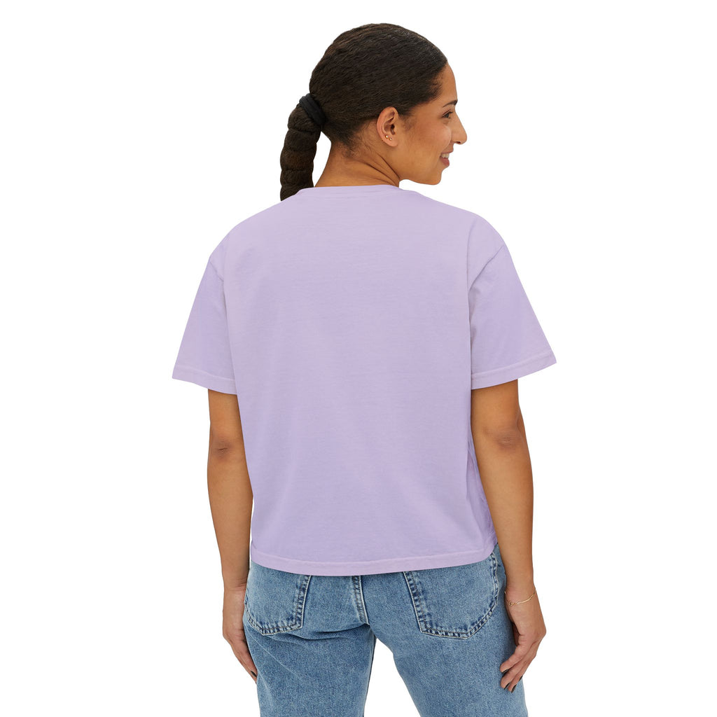 Beauty in the Burnout Women's Boxy Tee | Floral Graphic Shirt | BBSC Est. 2026