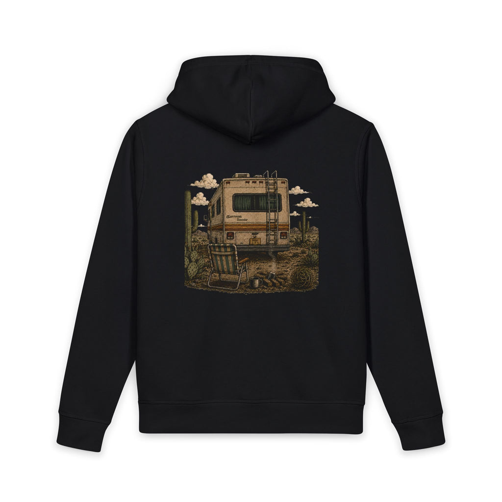 Burnout Society RV Camper Hoodie | Off to Live w/ a Wizard campfire design